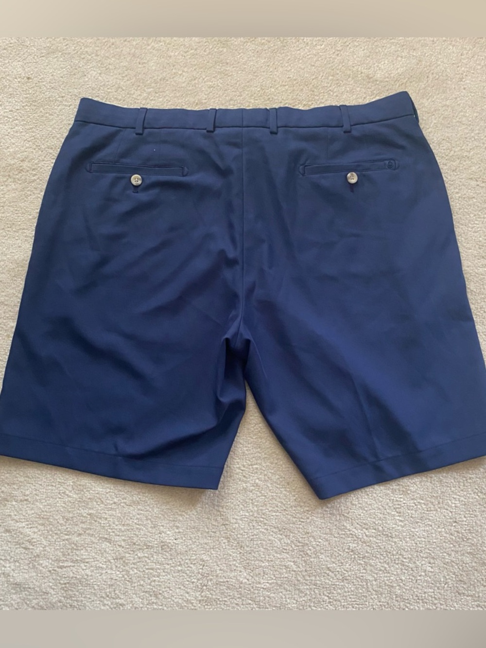 Peter Millar Crown Sport Salem Performance 9” Shorts Mens 38 Navy Blue Golf - Picture 2 of 7